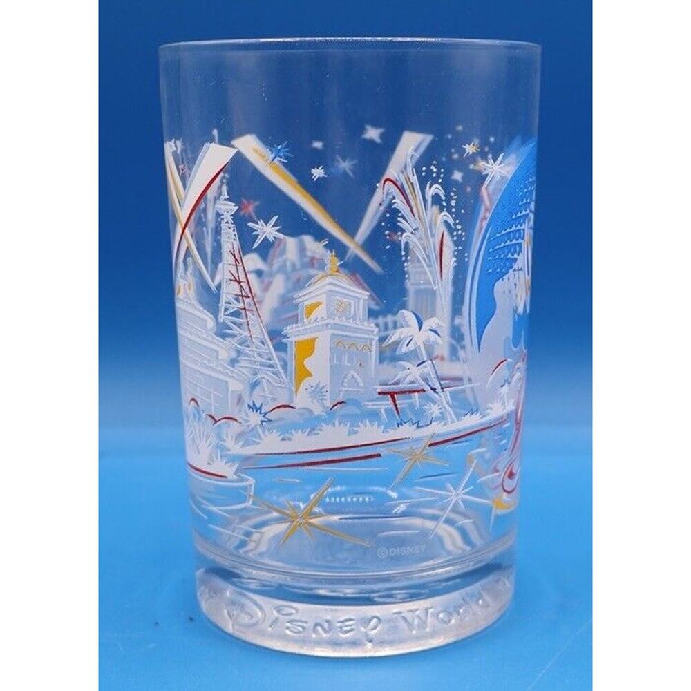 WALT DISNEY WORLD Glass Cup Remember the Magic‎ 25th Anniversary MICKEY MOUSE 5" - Picture 4 of 8